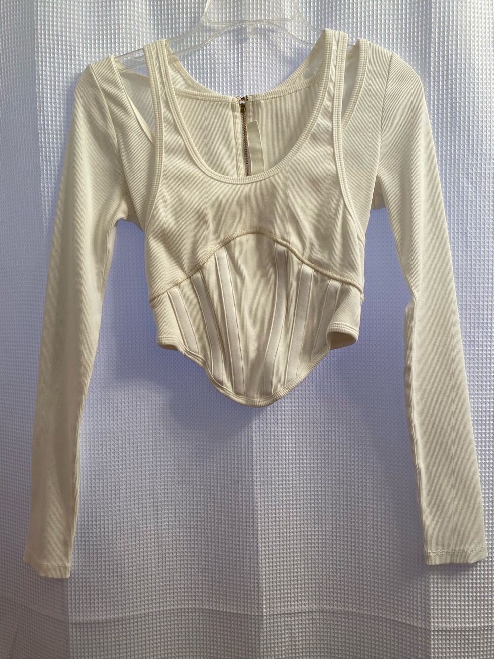 Dion Lee Ribbed Corset Shrug Combo Top - Picture 2 of 9